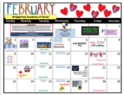 February Calendar